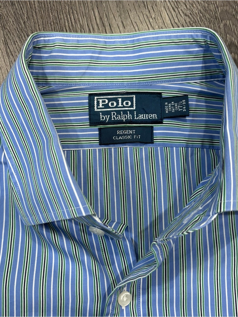 Polo by Ralph Lauren Regent Classic Fit Dress Shirt, Mens 17.5 34/35 (XL) - Picture 3 of 9